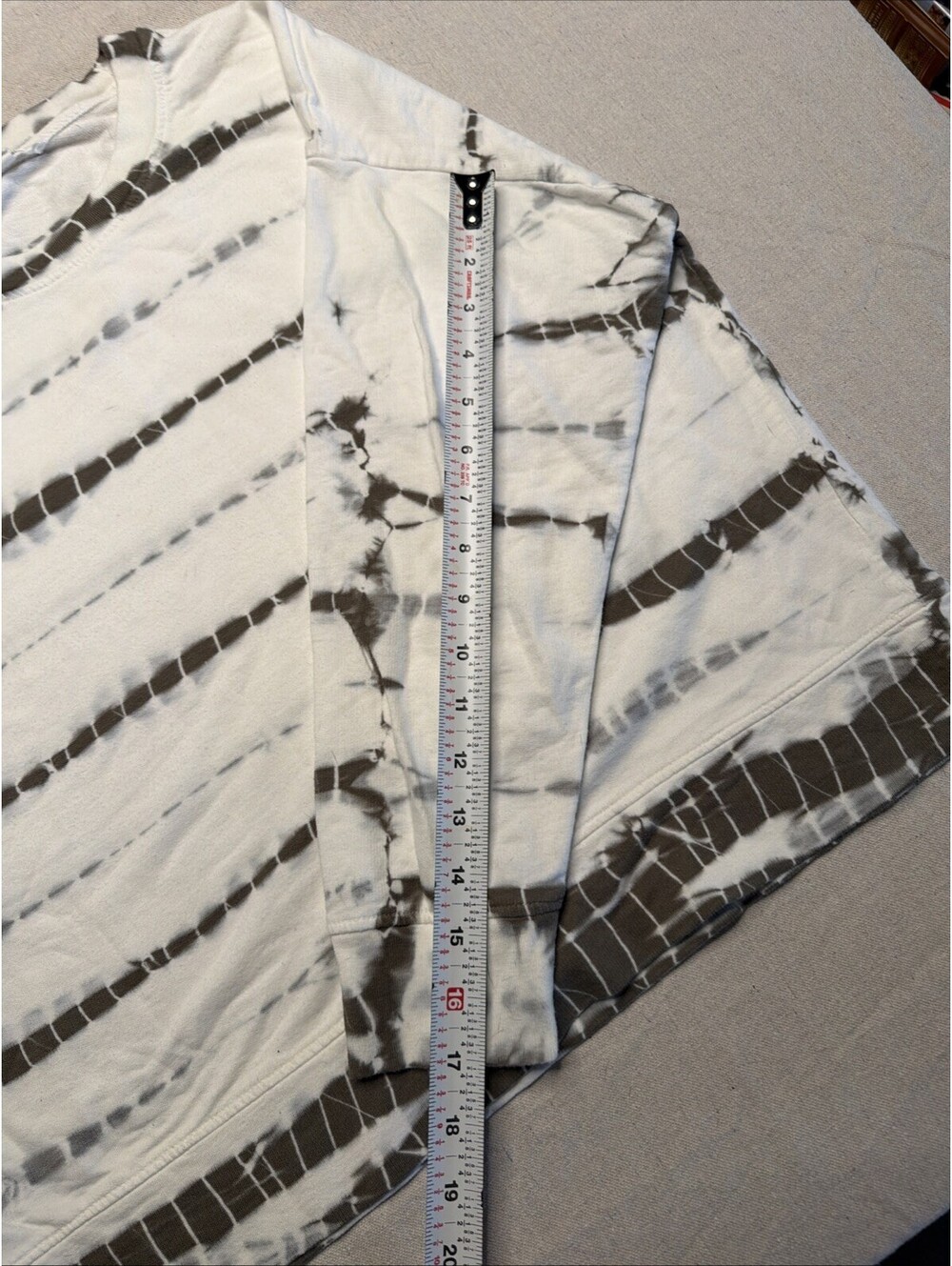 Splendid Collection Long Sleeve Top Size S White Greys-clean-SKU#19 - Picture 5 of 8